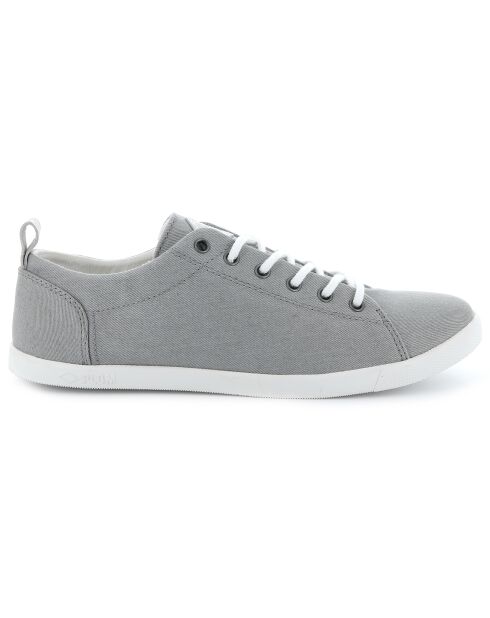 Baskets basses en Twill de coton Bel gris clair