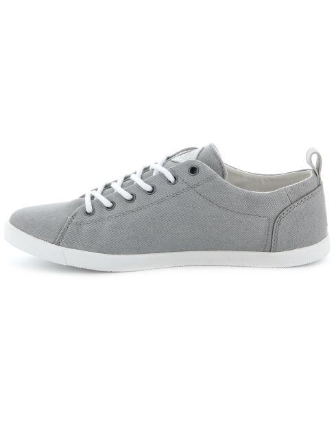 Baskets basses en Twill de coton Bel gris clair