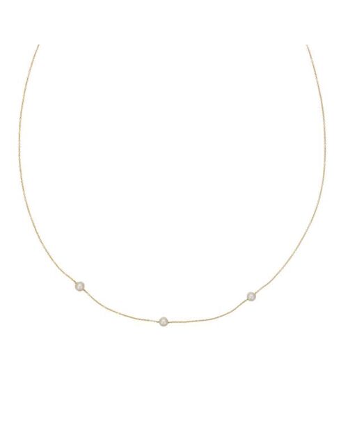 Collier Mes perles or jaune