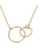 Geelgouden set halsketting