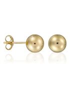 Boucles d'oreilles Rondo or jaune Ø 7 mm