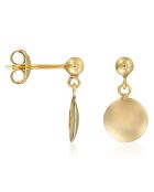 Boucles d'oreilles Goldy or jaune