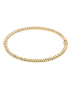 Bracelet Torsade or jaune