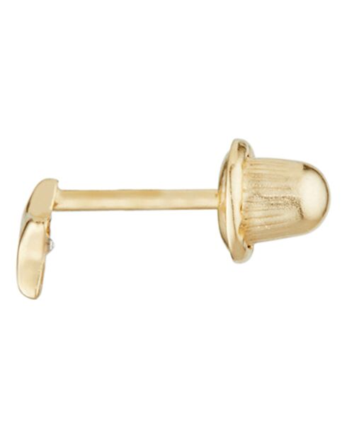Boucles d'oreilles enfant Etoile or jaune