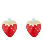 Boucles d'oreilles enfant Jolie fraise or jaune