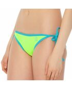 Bas de Maillot brésilien en Néoprène vert fluo/turquoise