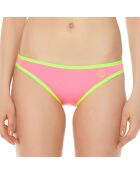 Bas de Maillot Regular en Néoprène rose/vert fluo