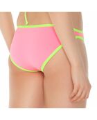 Bas de Maillot Regular en Néoprène rose/vert fluo