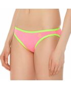 Bas de Maillot Regular en Néoprène rose/vert fluo