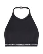 Haut de Maillot Brassière en Néoprène Halter noir