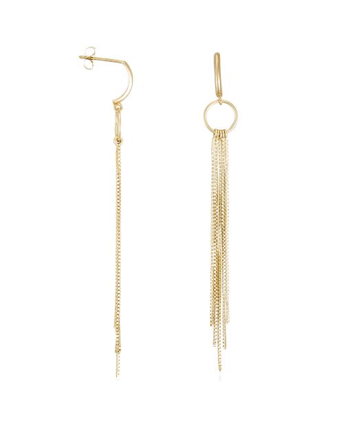 Cascade Ohrringe aus Gelbgold