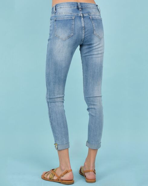 Jean Rio avec broderies bleu