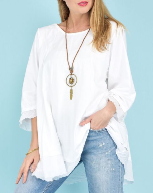 Tunique Shanyce avec collier blanche
