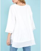 Tunique Shanyce avec collier blanche