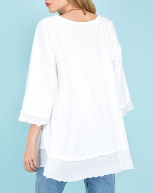 Tunique Shanyce avec collier blanche