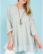 Tunique Shanyce avec collier grise