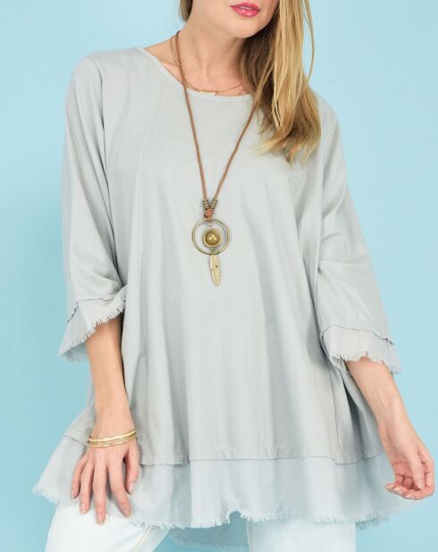 Tunique Shanyce avec collier grise