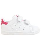 Baskets en Cuir Stan Smith CF I blanc/rose