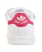 Baskets en Cuir Stan Smith CF I blanc/rose