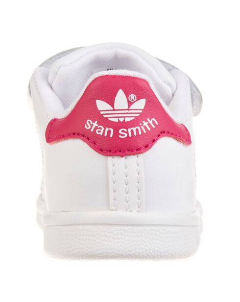 Baskets en Cuir Stan Smith CF I blanc/rose