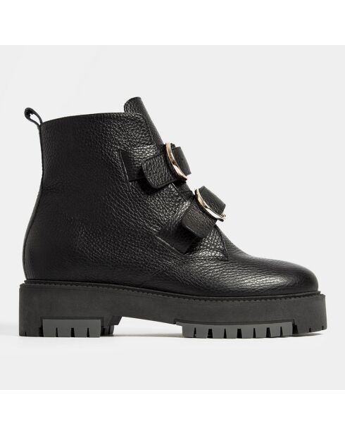 Boots en Cuir Urban Cool noires