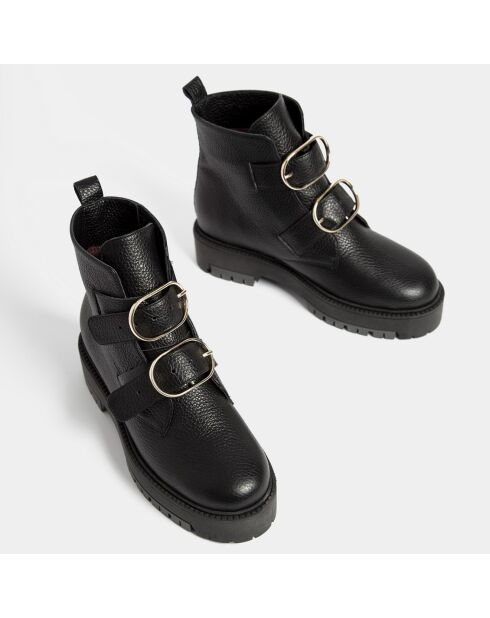 Boots en Cuir Urban Cool noires