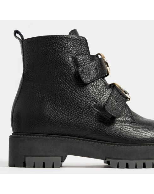 Boots en Cuir Urban Cool noires