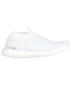 Baskets running Ultraboost Laceless Bb6 blanches