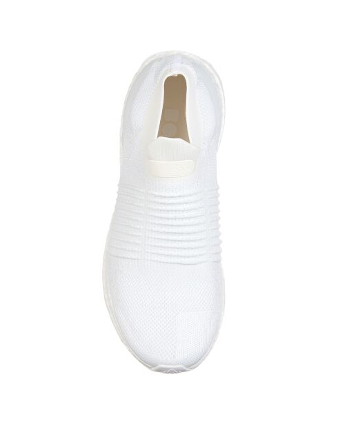 Baskets running Ultraboost Laceless Bb6 blanches