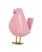 Sculpture pop art Oiseau rose rose - 13x7x18 cm