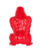 Sculpture pop art Orang Outan rouge - 38x27x25 cm