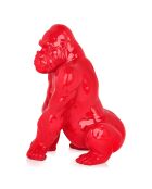 Sculpture pop art Orang Outan rouge - 38x27x25 cm