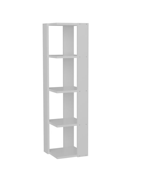 Bibliothèque Scognamillo blanche - 31x120x33 cm