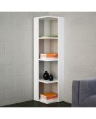 Bibliothèque Scognamillo blanche - 31x120x33 cm