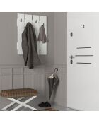 Porte-manteaux Scalabrin blanc - 64x80x3.5 cm