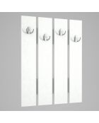 Porte-manteaux Scalabrin blanc - 64x80x3.5 cm