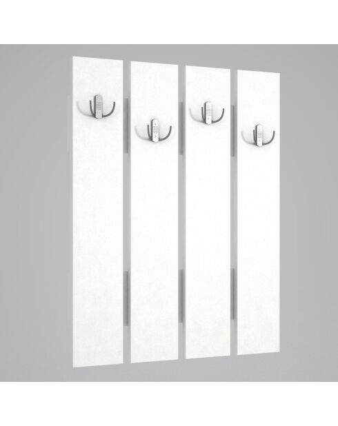 Porte-manteaux Scalabrin blanc - 64x80x3.5 cm