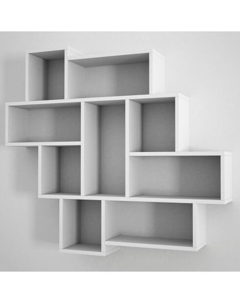 Estantería blanca Prode - 115,5x103,5x15 cm