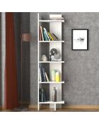 Bibliothèque Proietto blanche - 48.5x170x22 cm