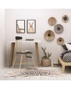 Bureau Cantara blanc - 80x60x74 cm