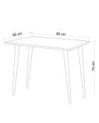 Bureau Cantara blanc - 80x60x74 cm