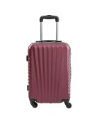 3 Valises 55/65/75 cm rouge bordeaux