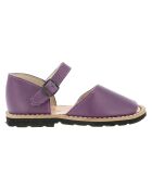 Jeanne paarse leren sandalen