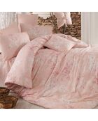 Set copripiumino e 1 federa rosa Elena