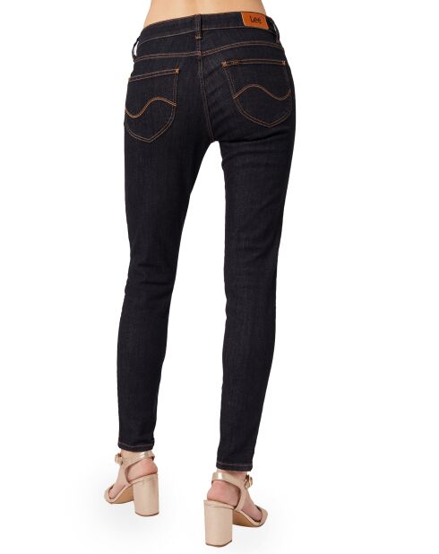 Jean skinny Scarlett One Wash bleu foncé