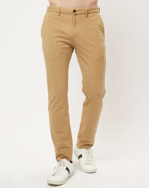 Pantalon chino Malmo camel