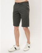 Short chino imprimé kaki