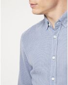 Chemise regular fit bleue