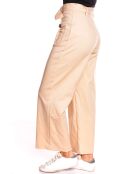 Pantalon large Solene beige