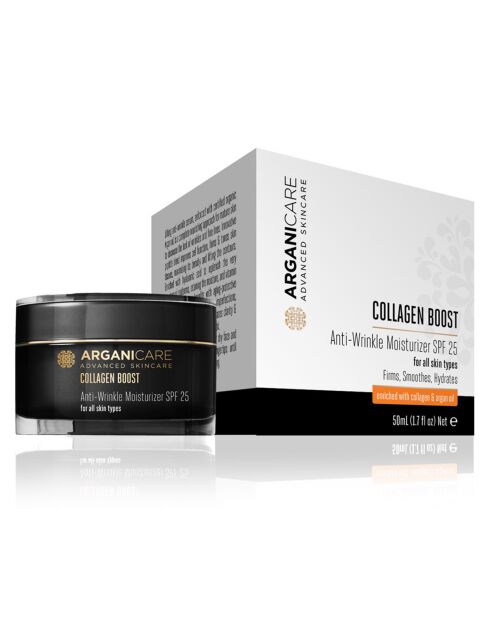 Crème anti-rides hydratant SPF 25 tout type de peaux - 50 ml